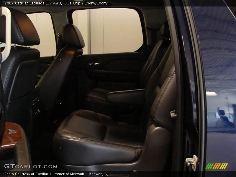 Blue Chip / Ebony/Ebony 2007 Cadillac Escalade ESV AWD