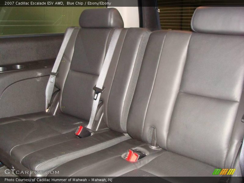 Blue Chip / Ebony/Ebony 2007 Cadillac Escalade ESV AWD