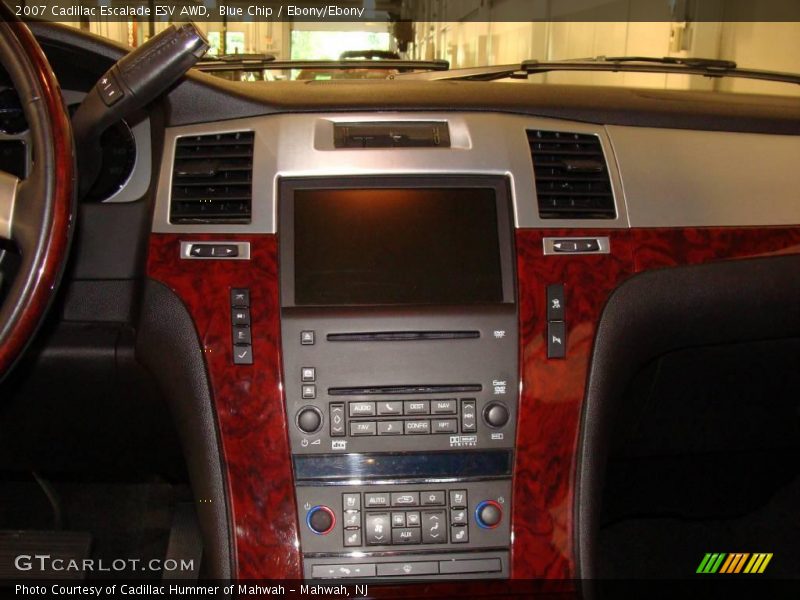 Blue Chip / Ebony/Ebony 2007 Cadillac Escalade ESV AWD
