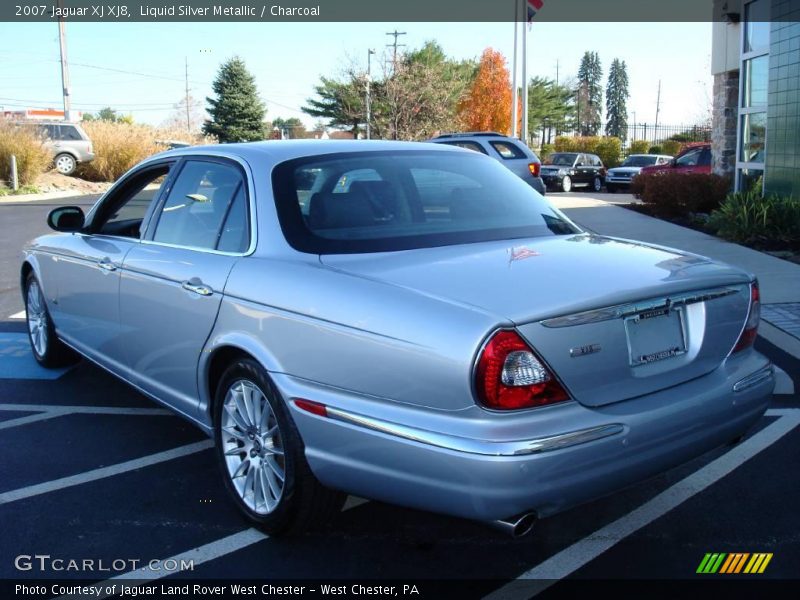 Liquid Silver Metallic / Charcoal 2007 Jaguar XJ XJ8