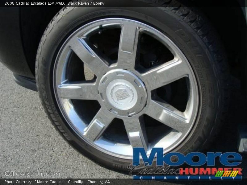 Black Raven / Ebony 2008 Cadillac Escalade ESV AWD