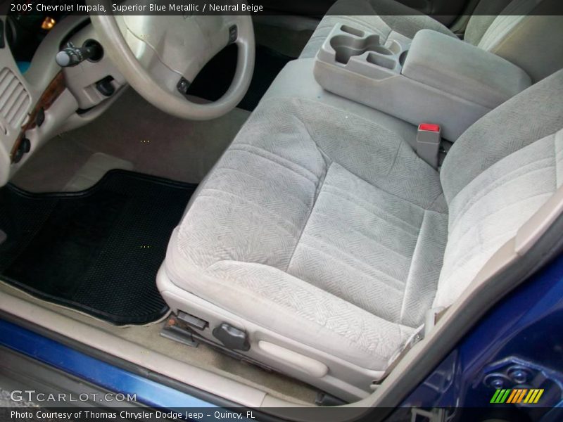 Superior Blue Metallic / Neutral Beige 2005 Chevrolet Impala