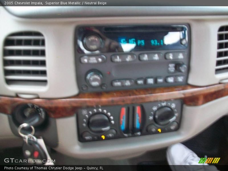 Superior Blue Metallic / Neutral Beige 2005 Chevrolet Impala