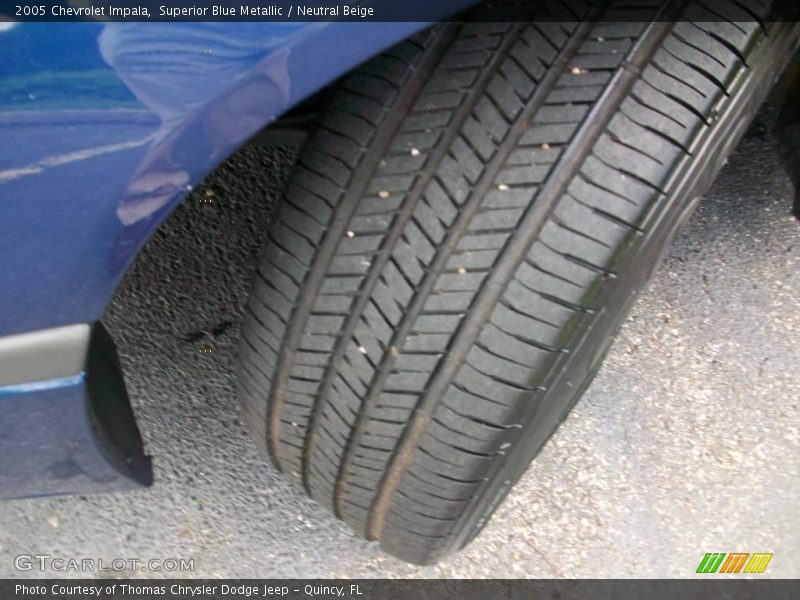 Superior Blue Metallic / Neutral Beige 2005 Chevrolet Impala