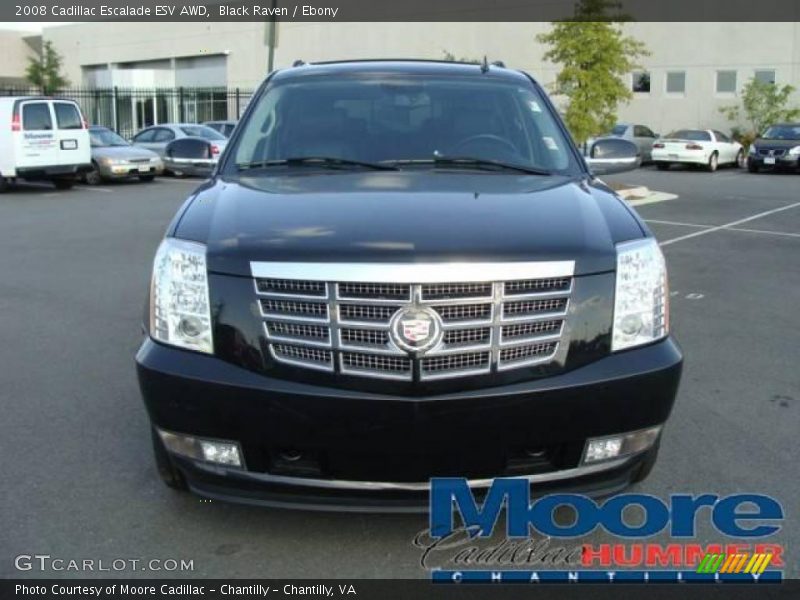 Black Raven / Ebony 2008 Cadillac Escalade ESV AWD