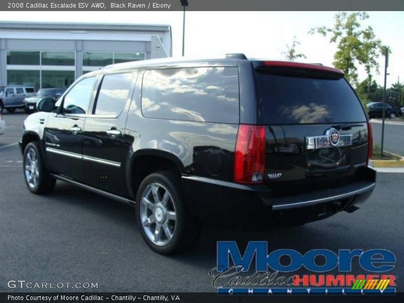 Black Raven / Ebony 2008 Cadillac Escalade ESV AWD