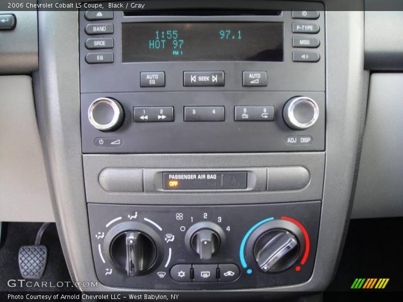 Black / Gray 2006 Chevrolet Cobalt LS Coupe