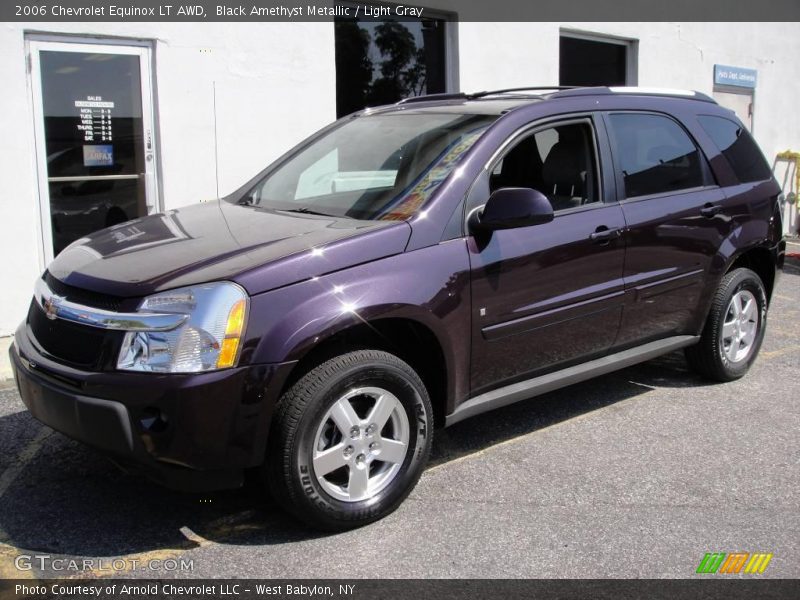 Black Amethyst Metallic / Light Gray 2006 Chevrolet Equinox LT AWD