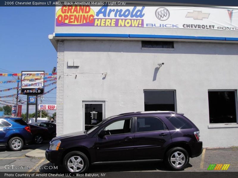 Black Amethyst Metallic / Light Gray 2006 Chevrolet Equinox LT AWD