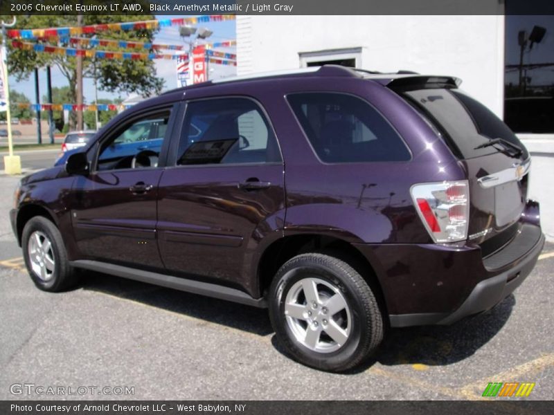 Black Amethyst Metallic / Light Gray 2006 Chevrolet Equinox LT AWD