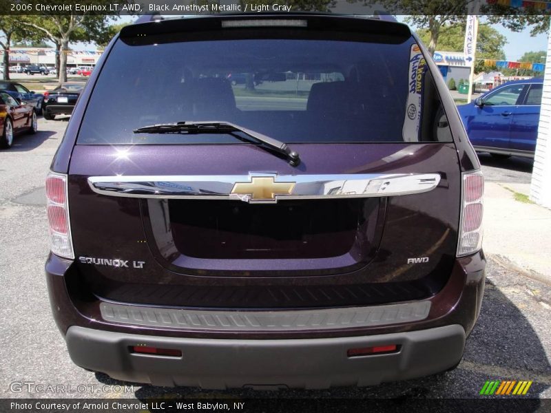 Black Amethyst Metallic / Light Gray 2006 Chevrolet Equinox LT AWD