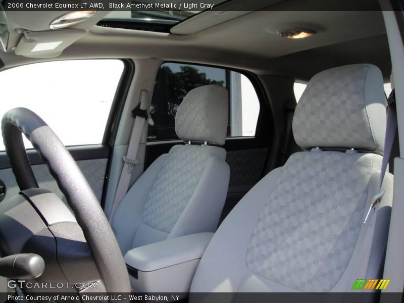 Black Amethyst Metallic / Light Gray 2006 Chevrolet Equinox LT AWD