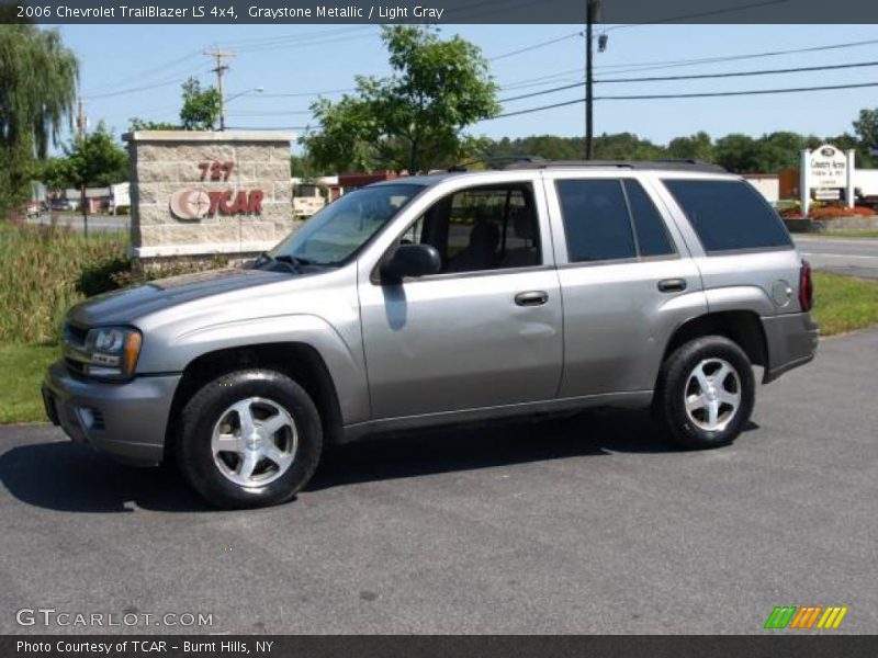 Graystone Metallic / Light Gray 2006 Chevrolet TrailBlazer LS 4x4