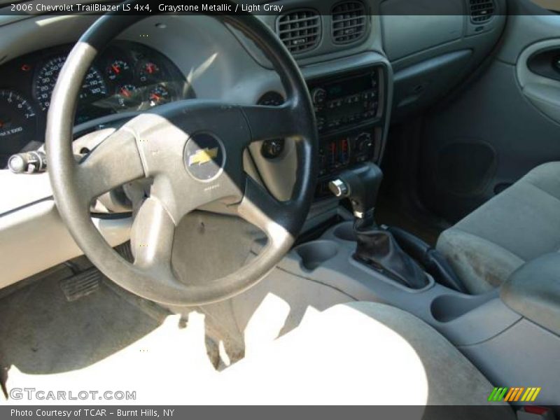 Graystone Metallic / Light Gray 2006 Chevrolet TrailBlazer LS 4x4