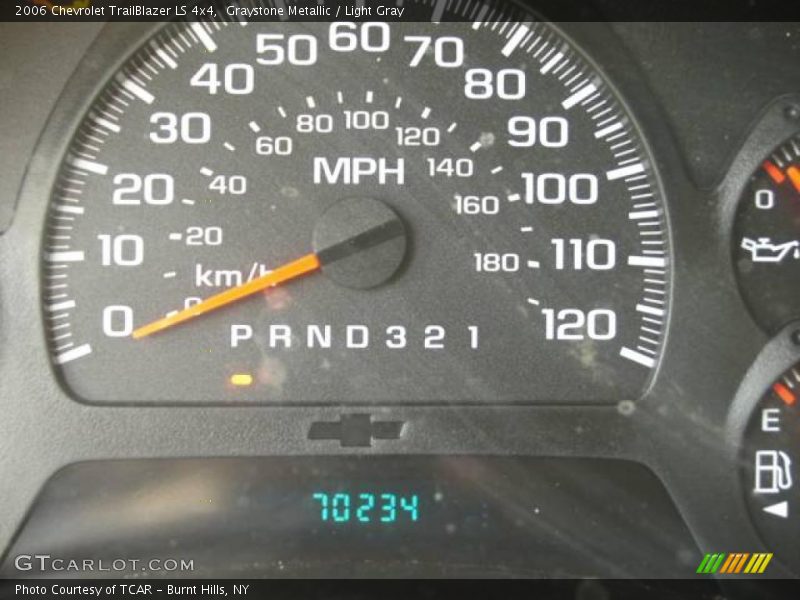 Graystone Metallic / Light Gray 2006 Chevrolet TrailBlazer LS 4x4