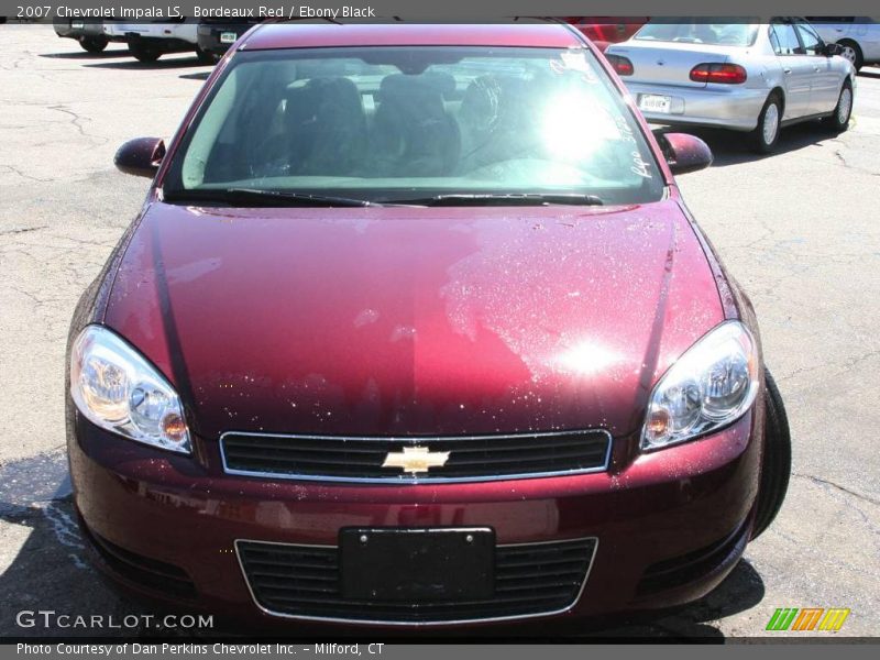 Bordeaux Red / Ebony Black 2007 Chevrolet Impala LS