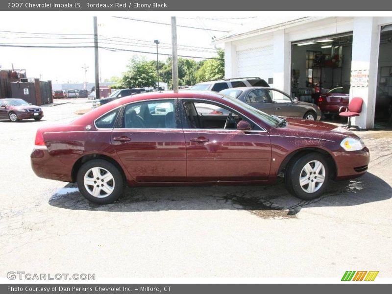 Bordeaux Red / Ebony Black 2007 Chevrolet Impala LS