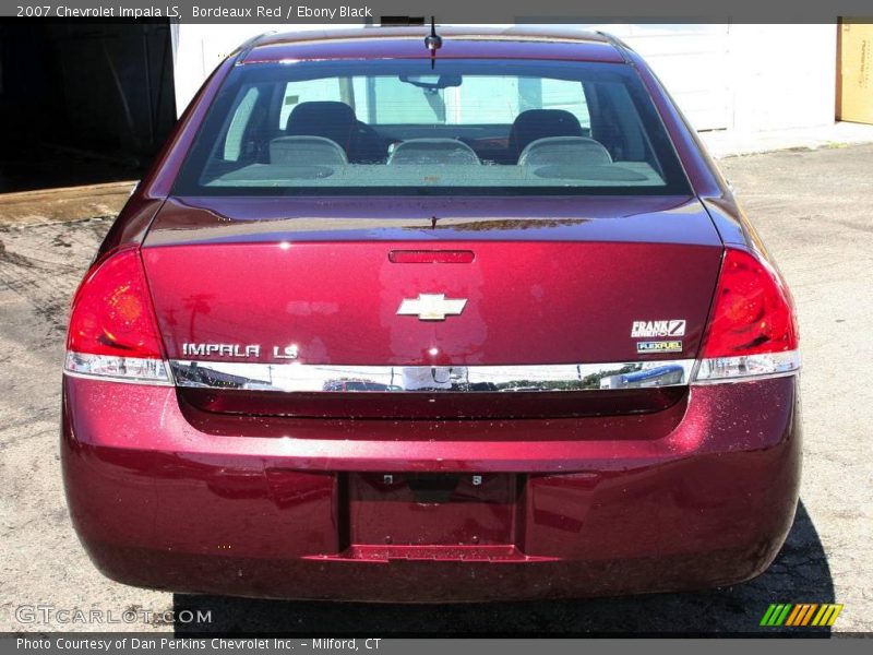 Bordeaux Red / Ebony Black 2007 Chevrolet Impala LS