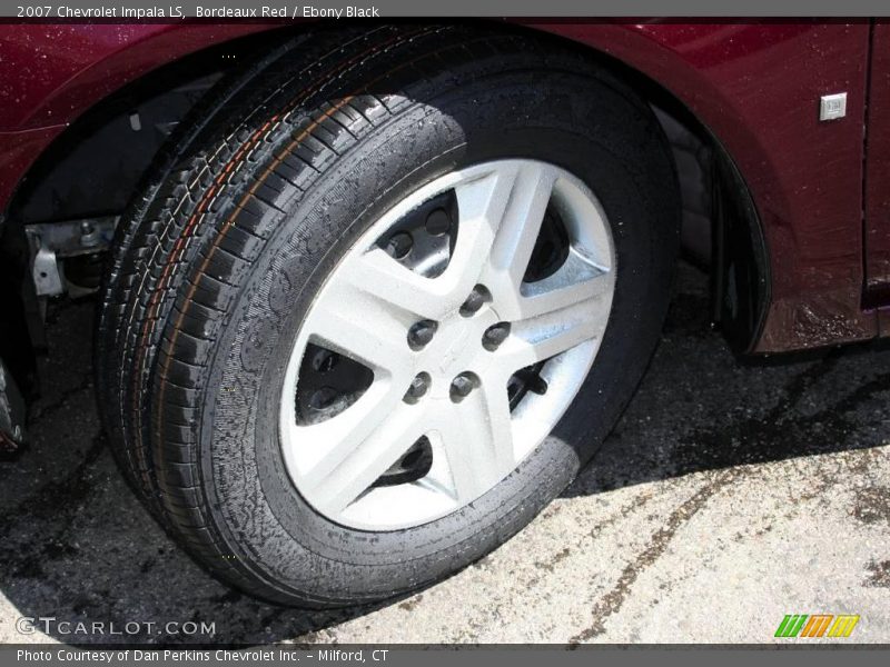 Bordeaux Red / Ebony Black 2007 Chevrolet Impala LS