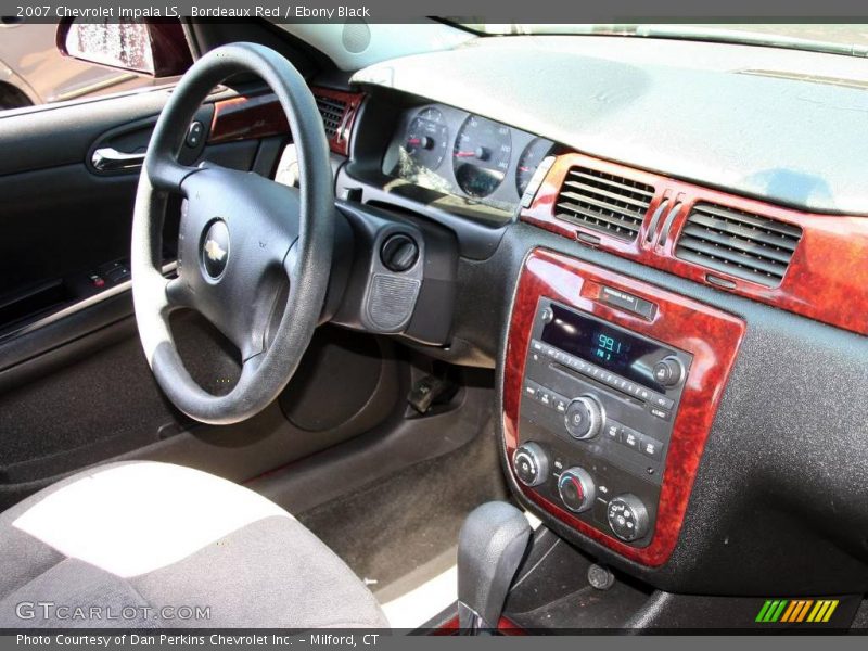 Bordeaux Red / Ebony Black 2007 Chevrolet Impala LS