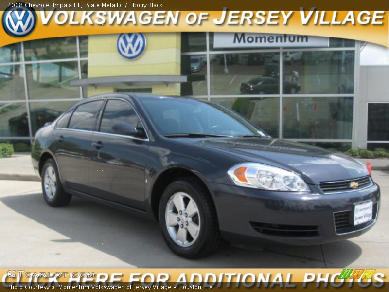 Slate Metallic / Ebony Black 2008 Chevrolet Impala LT