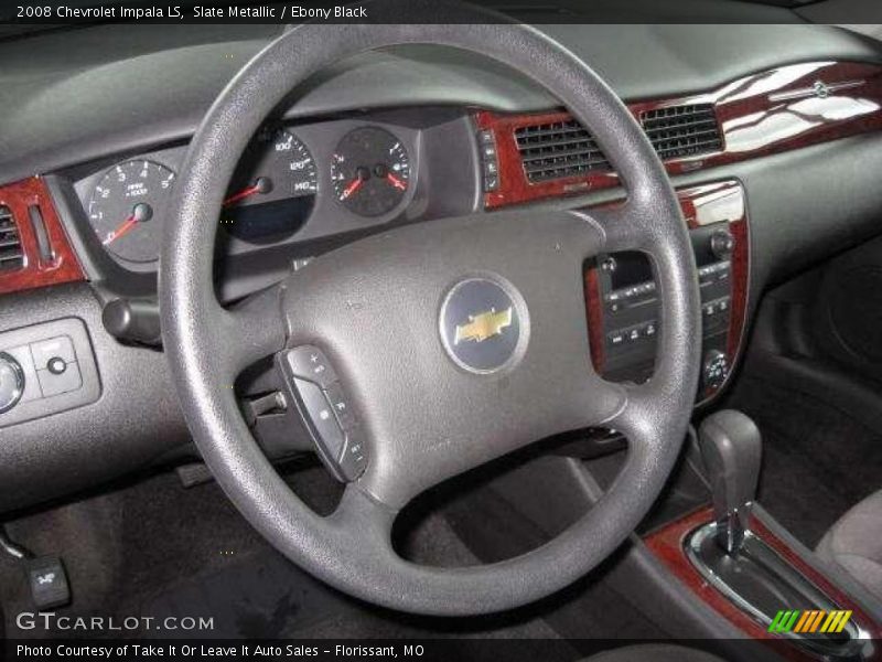 Slate Metallic / Ebony Black 2008 Chevrolet Impala LS