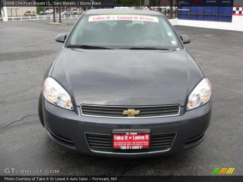 Slate Metallic / Ebony Black 2008 Chevrolet Impala LS