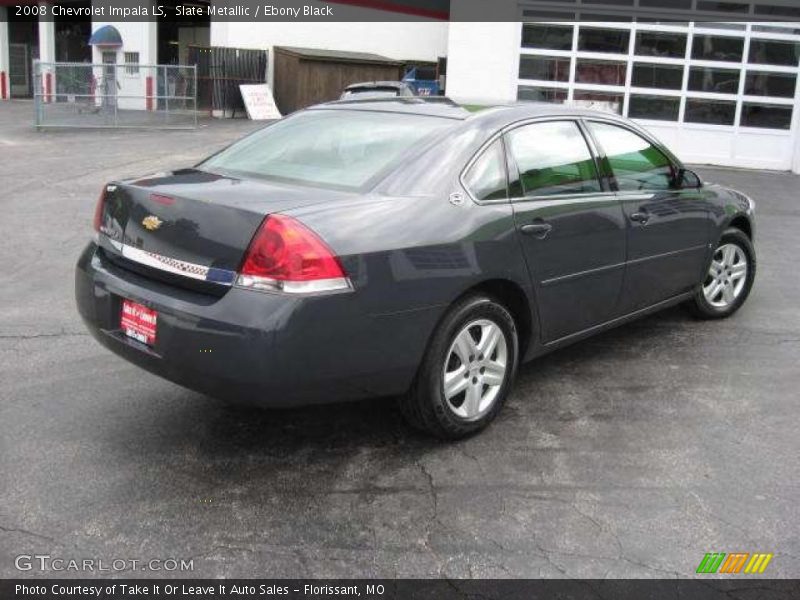 Slate Metallic / Ebony Black 2008 Chevrolet Impala LS