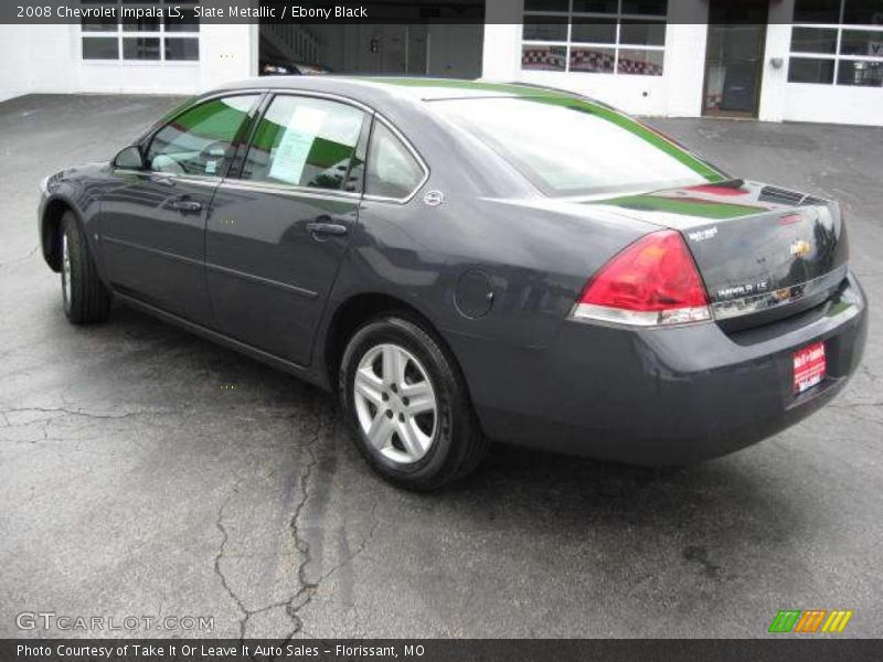 Slate Metallic / Ebony Black 2008 Chevrolet Impala LS