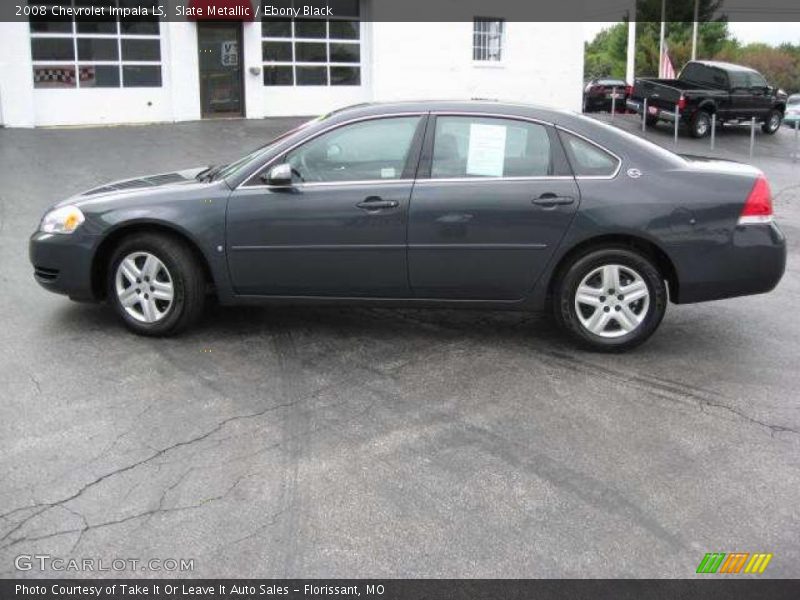 Slate Metallic / Ebony Black 2008 Chevrolet Impala LS