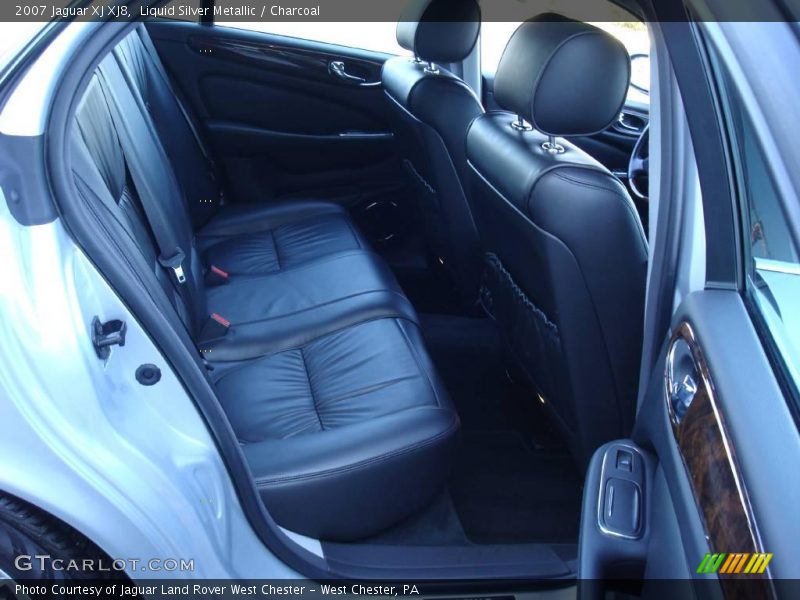 Liquid Silver Metallic / Charcoal 2007 Jaguar XJ XJ8