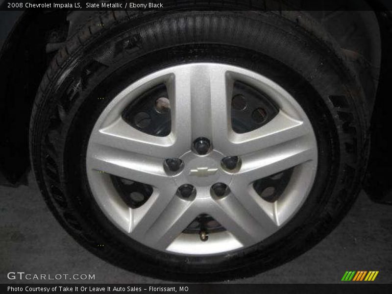 Slate Metallic / Ebony Black 2008 Chevrolet Impala LS