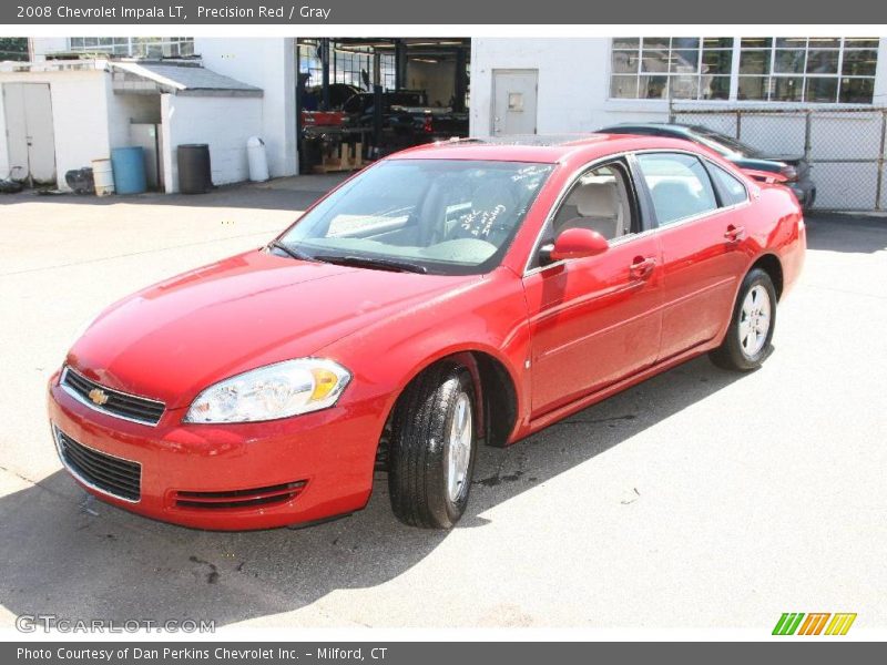 Precision Red / Gray 2008 Chevrolet Impala LT