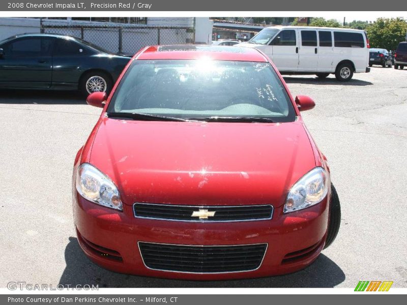 Precision Red / Gray 2008 Chevrolet Impala LT