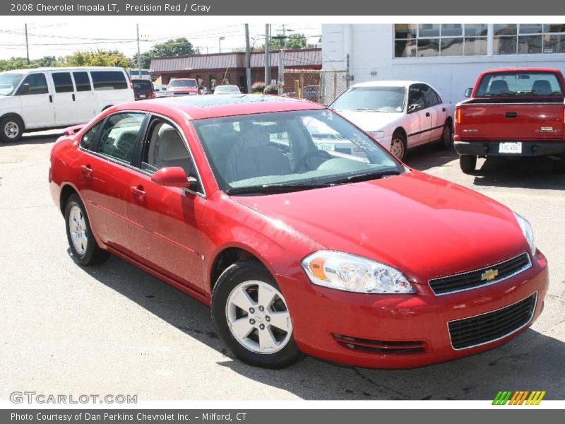 Precision Red / Gray 2008 Chevrolet Impala LT