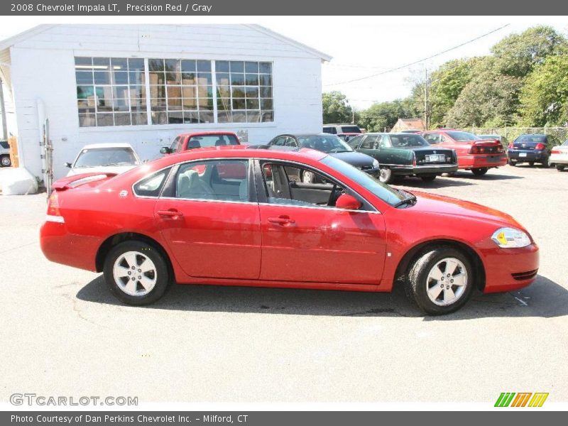 Precision Red / Gray 2008 Chevrolet Impala LT