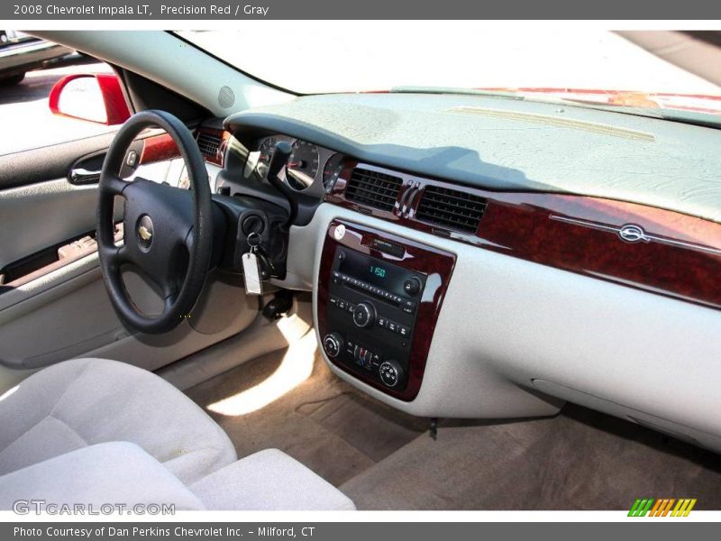Precision Red / Gray 2008 Chevrolet Impala LT