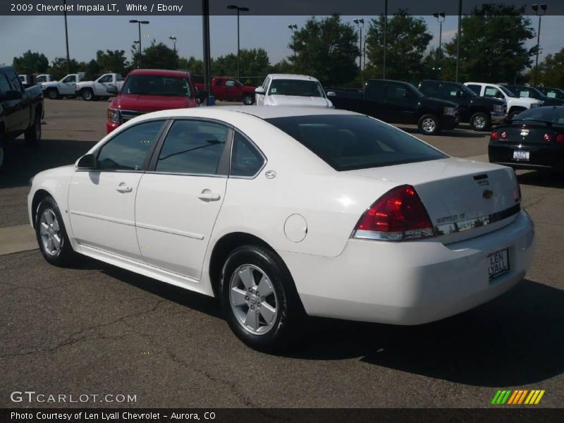 White / Ebony 2009 Chevrolet Impala LT