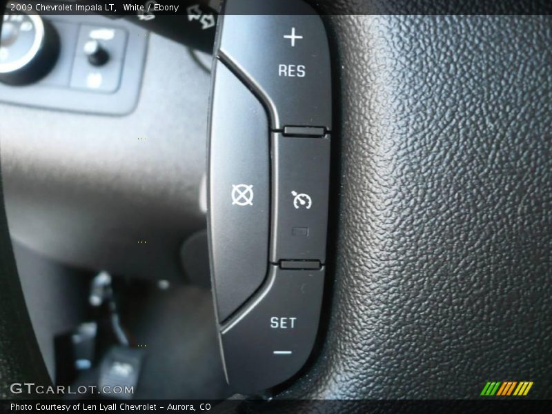 White / Ebony 2009 Chevrolet Impala LT