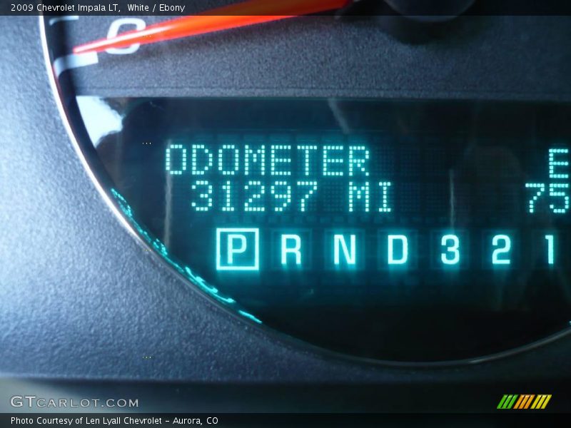 White / Ebony 2009 Chevrolet Impala LT