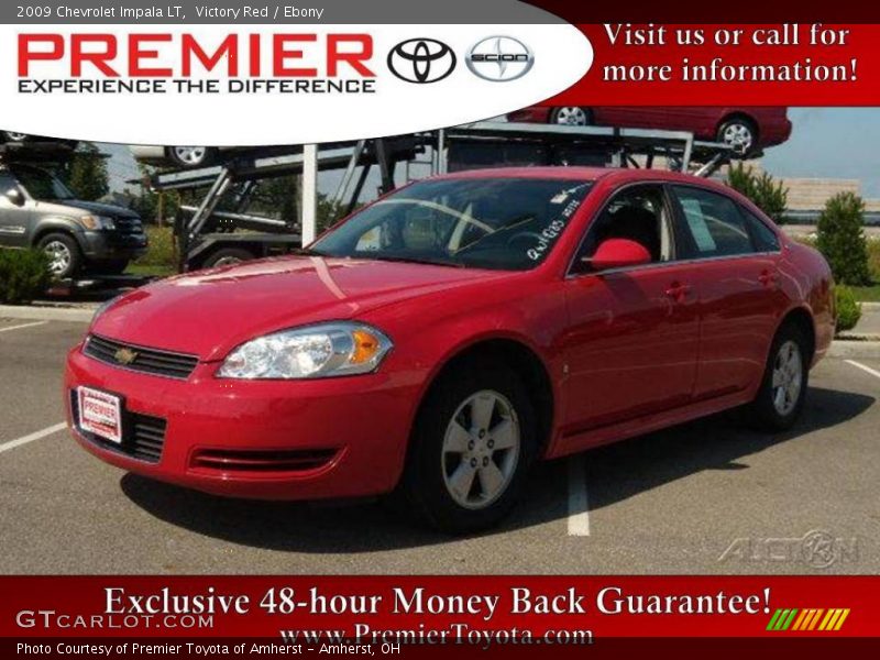 Victory Red / Ebony 2009 Chevrolet Impala LT