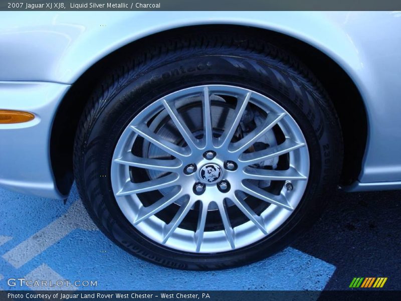 Liquid Silver Metallic / Charcoal 2007 Jaguar XJ XJ8