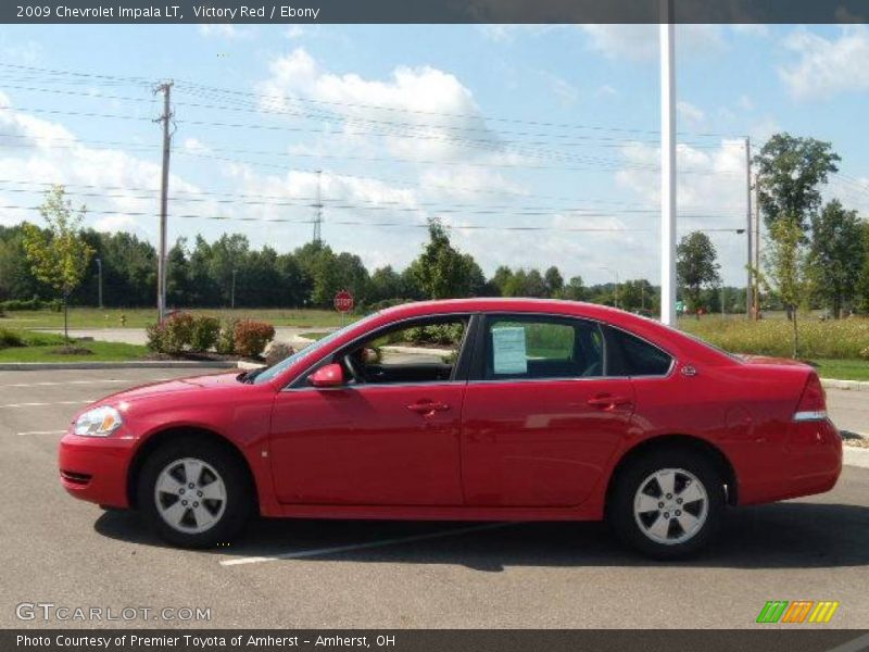 Victory Red / Ebony 2009 Chevrolet Impala LT