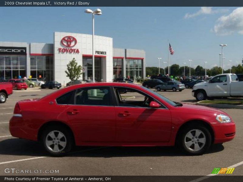 Victory Red / Ebony 2009 Chevrolet Impala LT