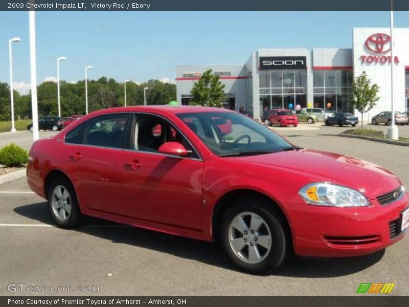 Victory Red / Ebony 2009 Chevrolet Impala LT