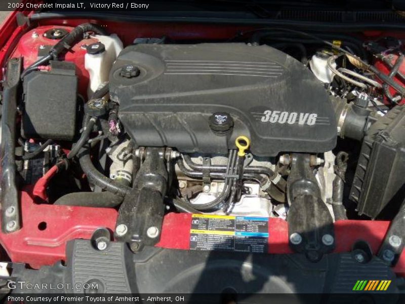 Victory Red / Ebony 2009 Chevrolet Impala LT