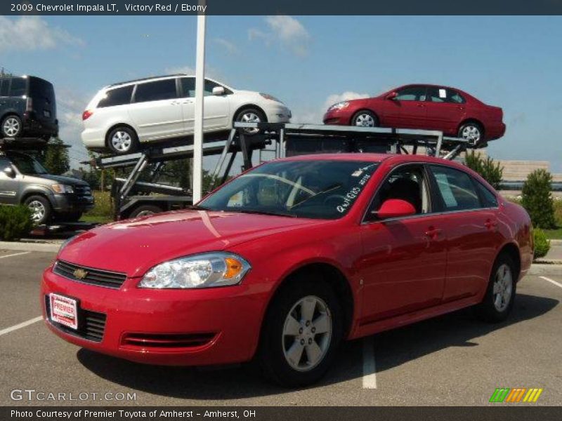 Victory Red / Ebony 2009 Chevrolet Impala LT