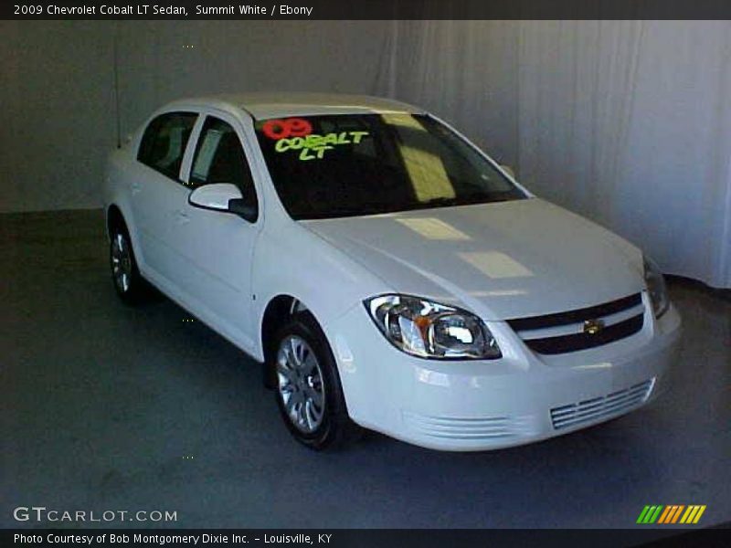 Summit White / Ebony 2009 Chevrolet Cobalt LT Sedan