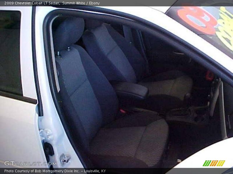 Summit White / Ebony 2009 Chevrolet Cobalt LT Sedan