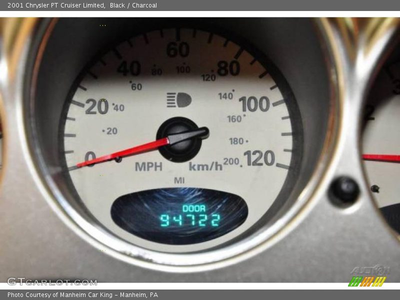 Black / Charcoal 2001 Chrysler PT Cruiser Limited